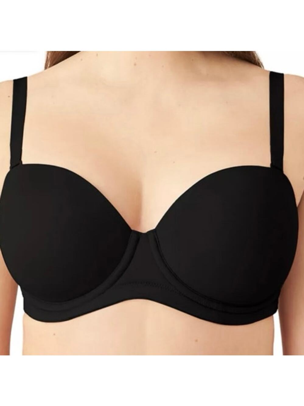 NEW Wacoal Size 32G Red Carpet Strapless Underwire Bra Convertible Black 854119